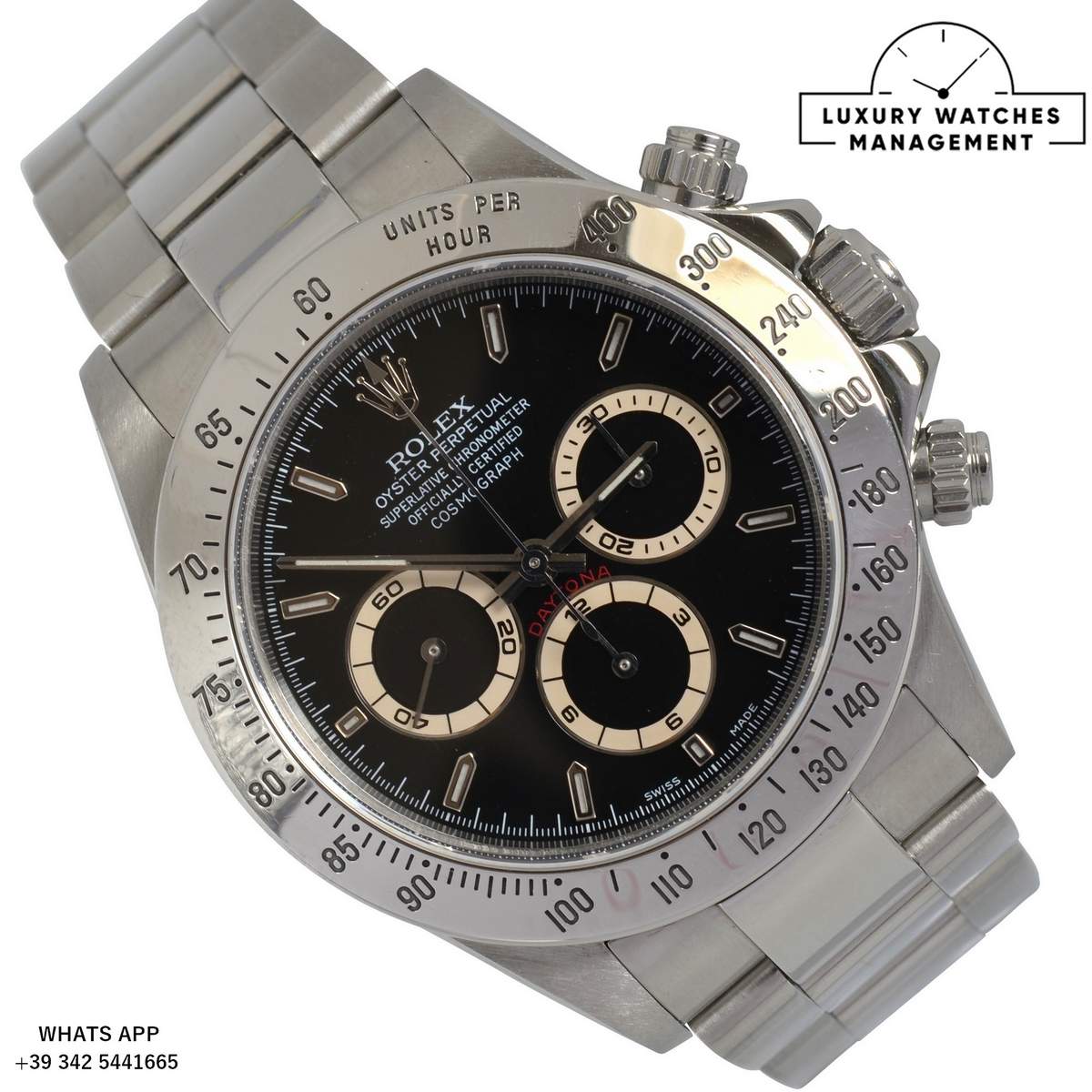 1 ROLEX DAYTONA 16520 P BLACK 2000 (2)
