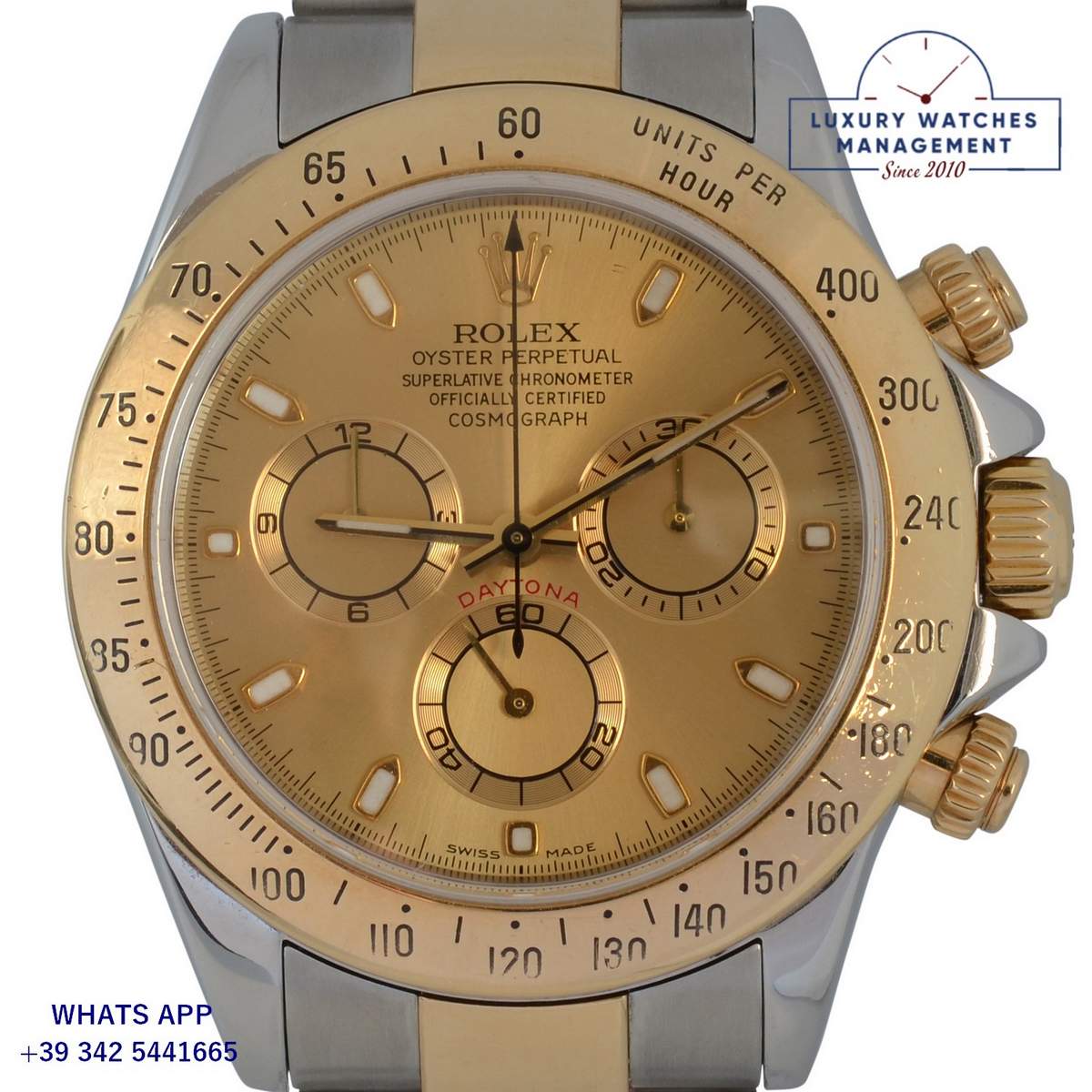 2 ROLEX DAYTONA 116523 UAE CHAMPAGNE 2002 (63)