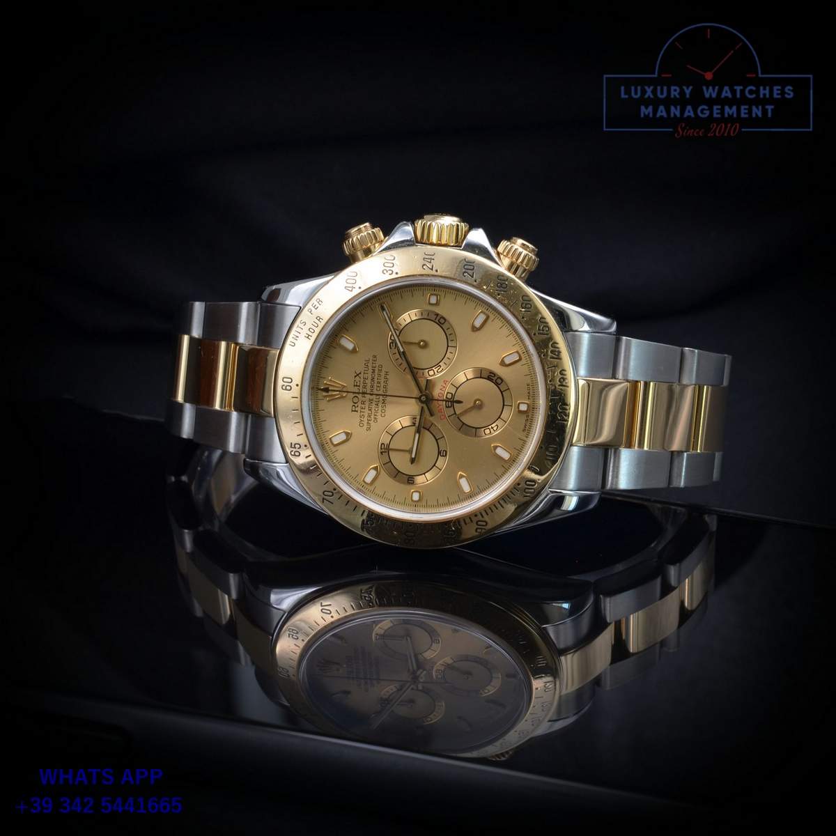ROLEX DAYTONA 116523 UAE CHAMPAGNE 2002 (54)
