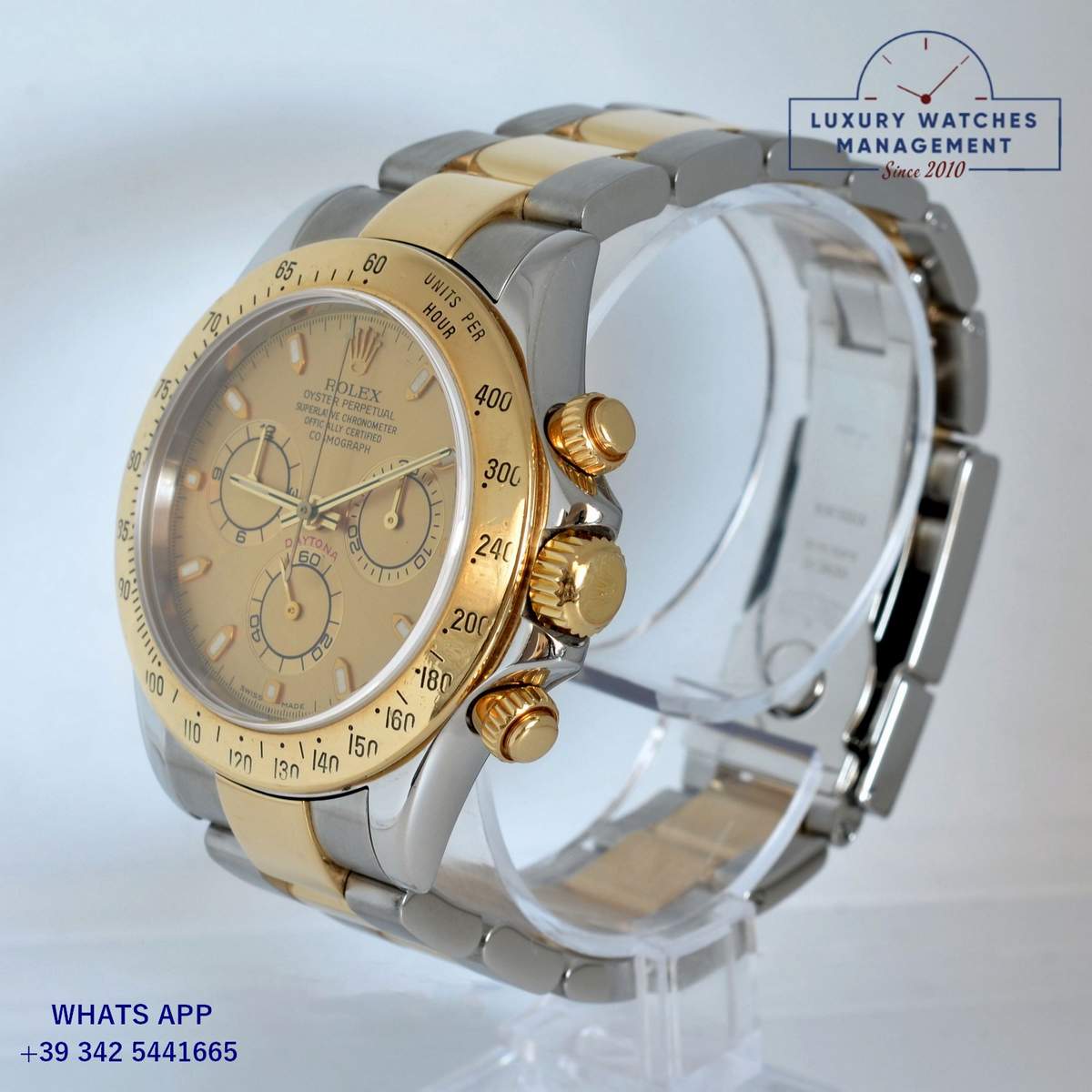 ROLEX DAYTONA 116523 UAE CHAMPAGNE 2002 (67)