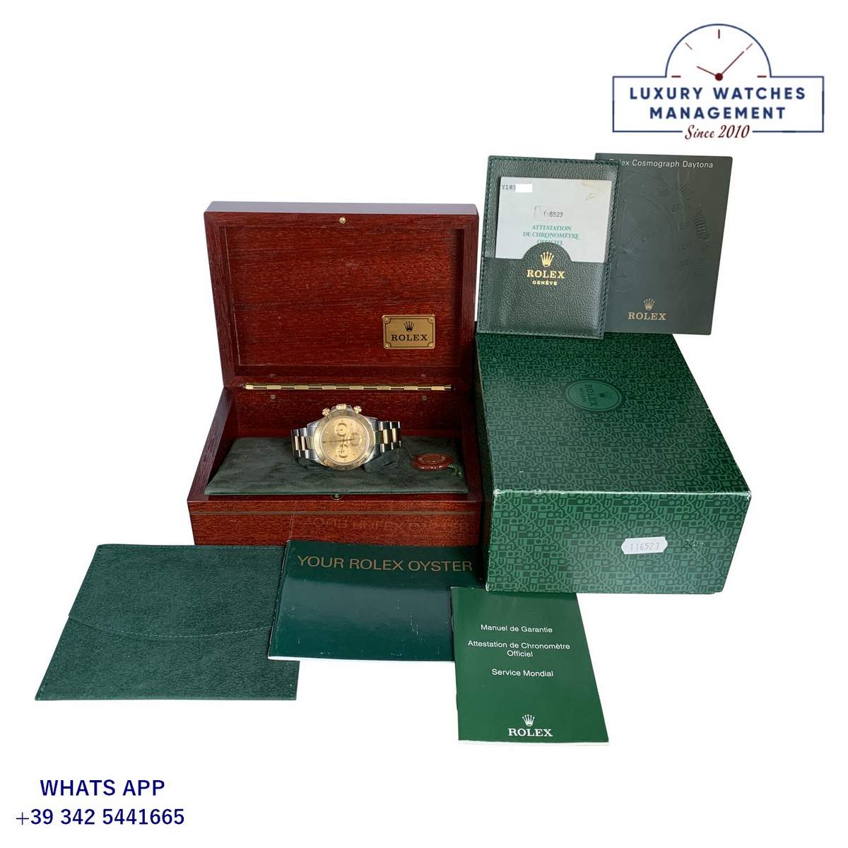ROLEX DAYTONA 116523 UAE CHAMPAGNE 2002 (74)
