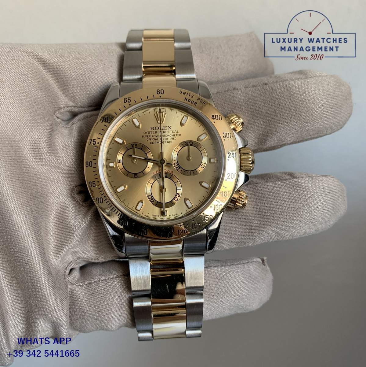 ROLEX DAYTONA 116523 UAE CHAMPAGNE 2002 (75)
