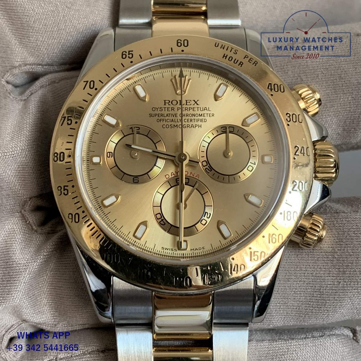 ROLEX DAYTONA 116523 UAE CHAMPAGNE 2002 (80)