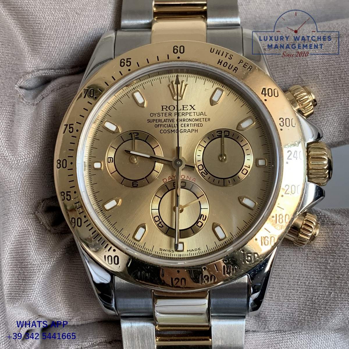 ROLEX DAYTONA 116523 UAE CHAMPAGNE 2002 (83)