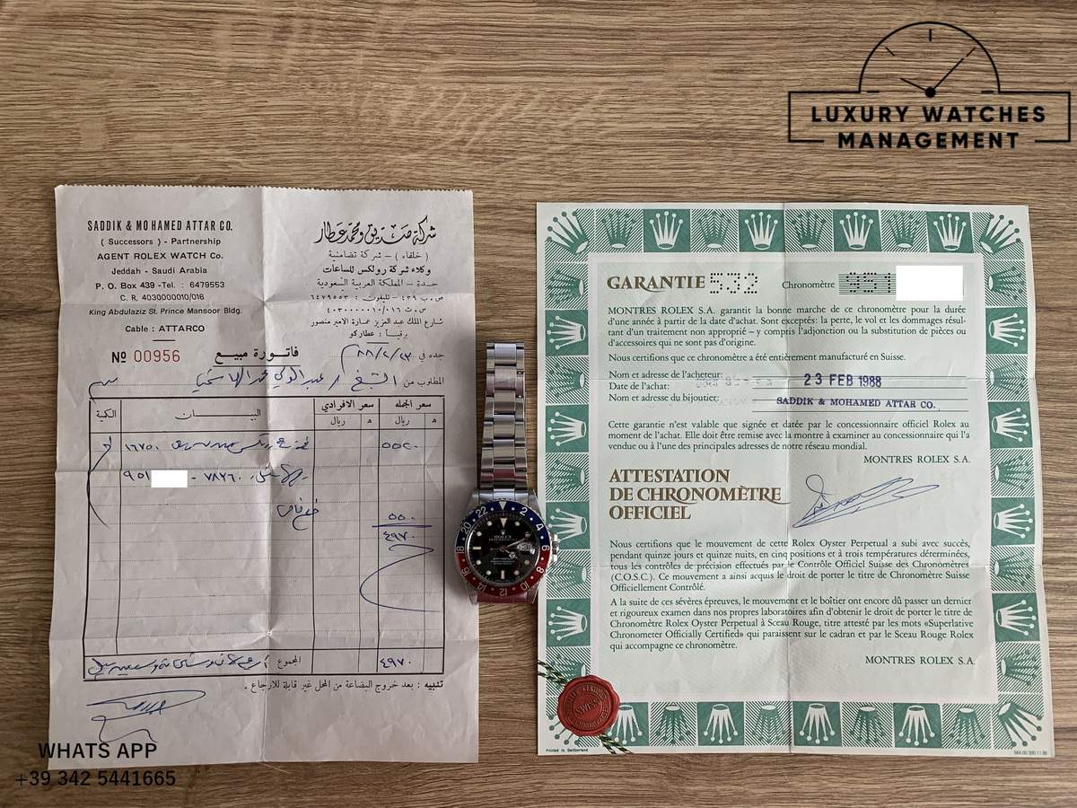 ROLEX GMT MASTER 16750 PEPSI 1986 (30)
