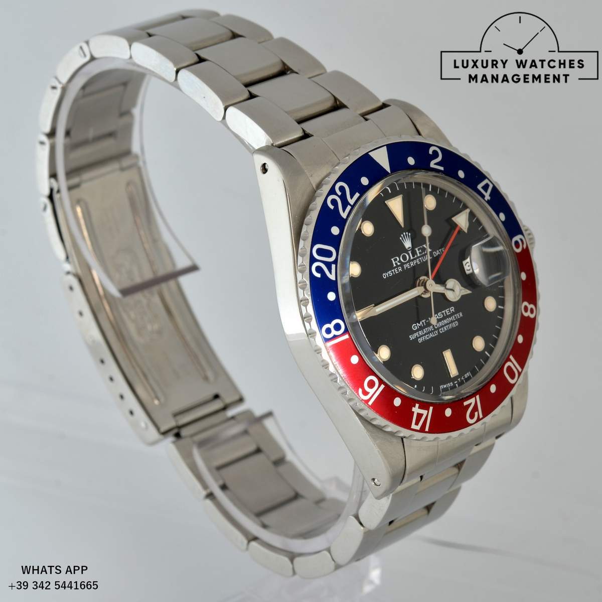 ROLEX GMT MASTER 16750 PEPSI 1986 (4)