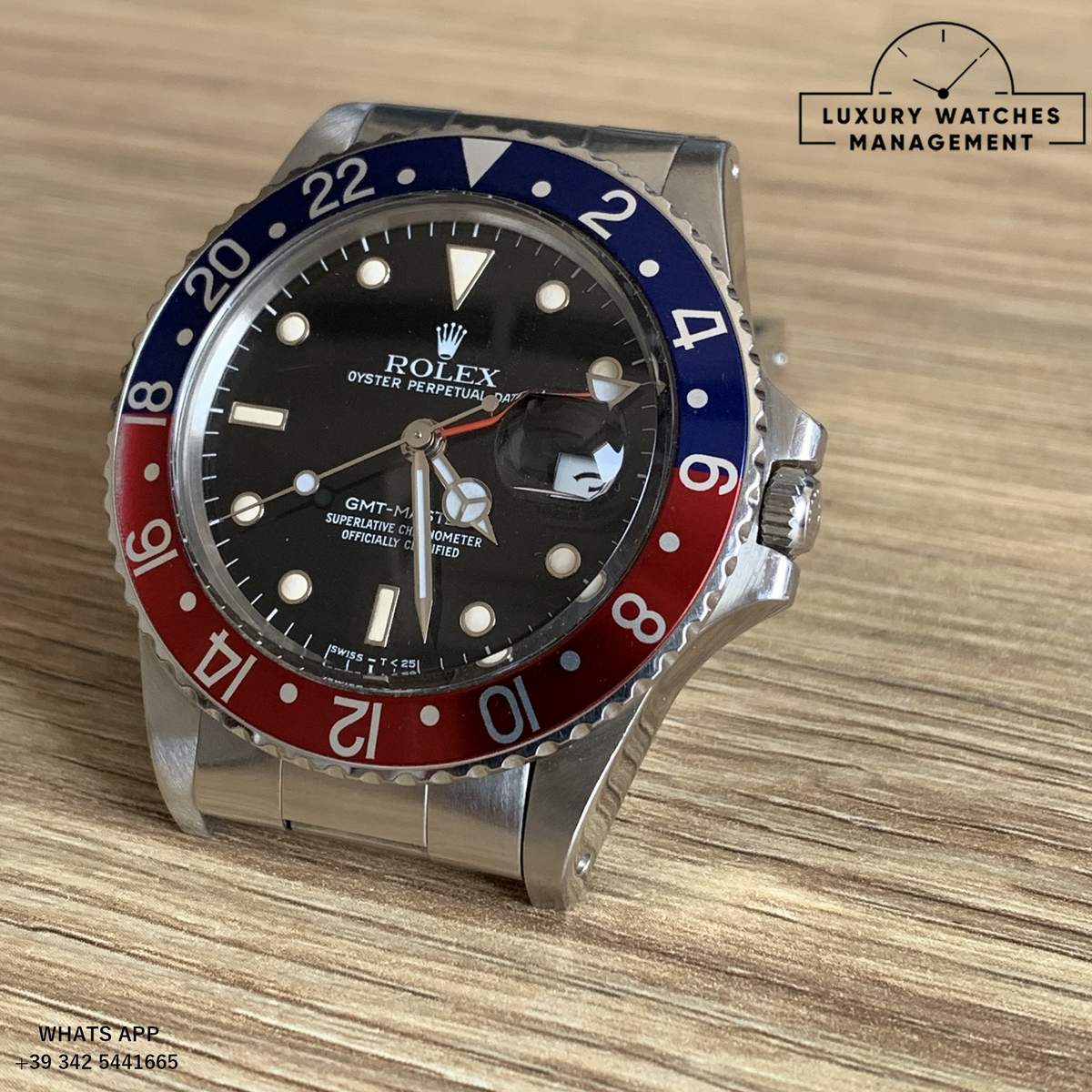 ROLEX GMT MASTER 16750 PEPSI 1986 (44)