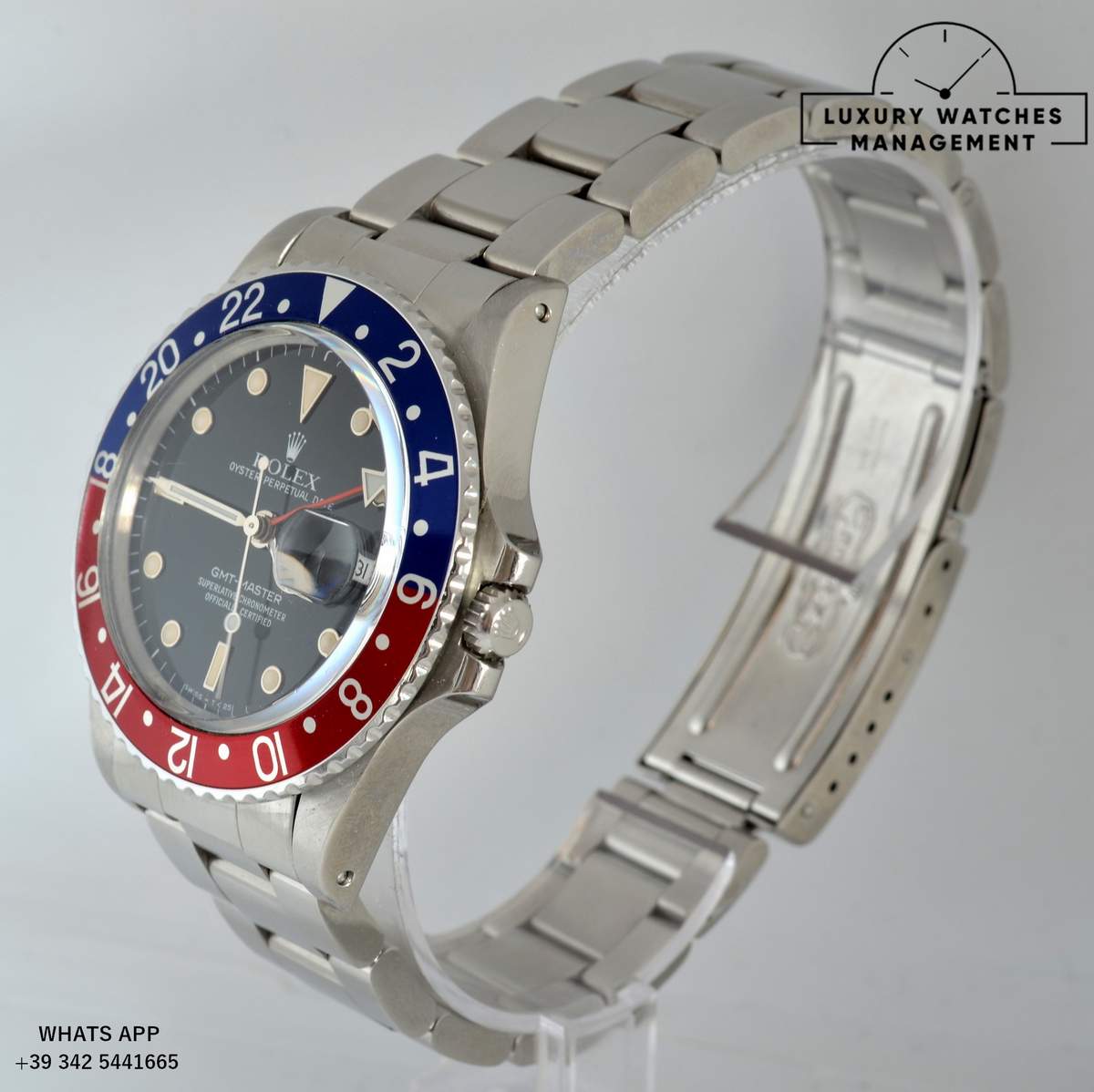 ROLEX GMT MASTER 16750 PEPSI 1986 (6)