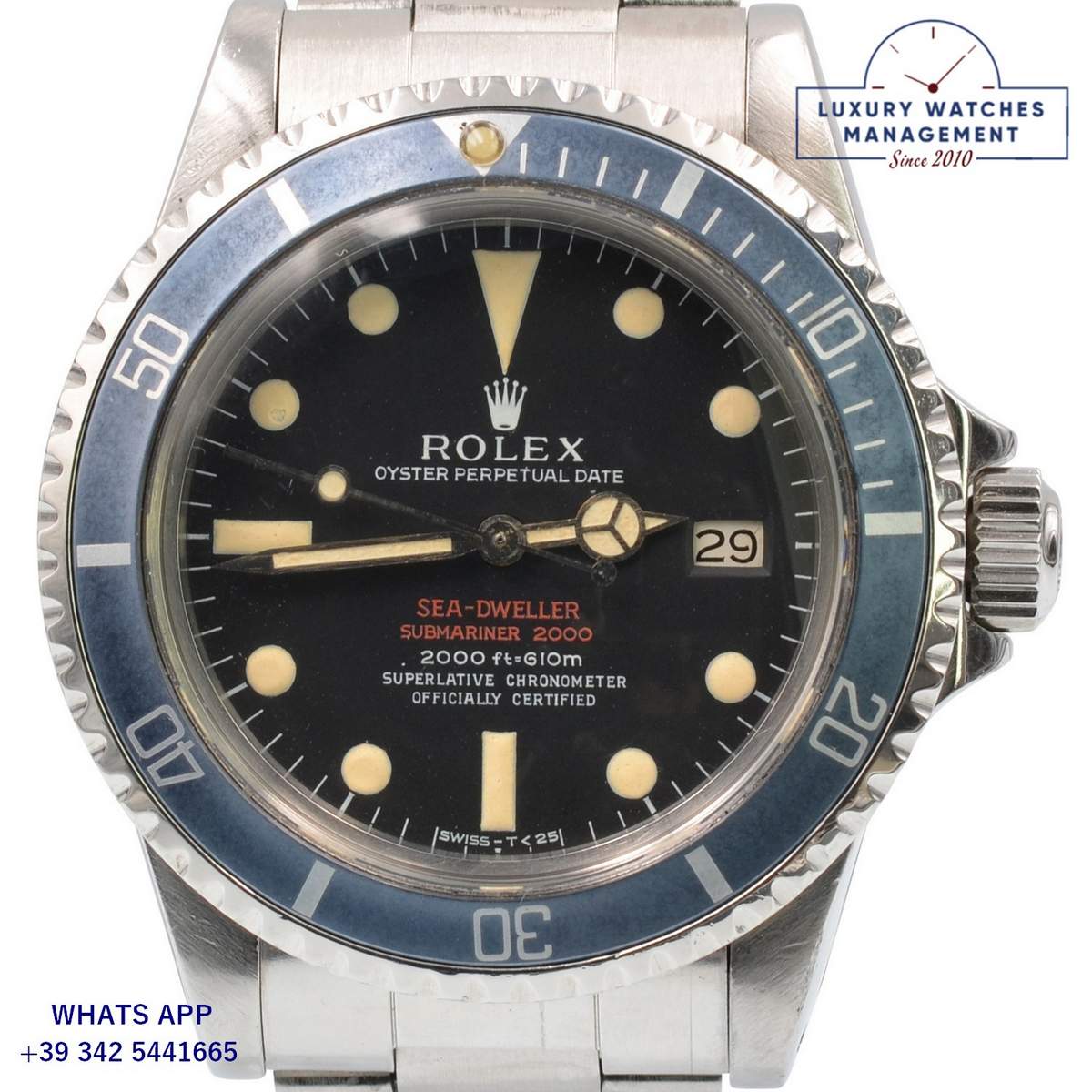 ROLEX SEA-DWELLER 1665 MK2 (2)