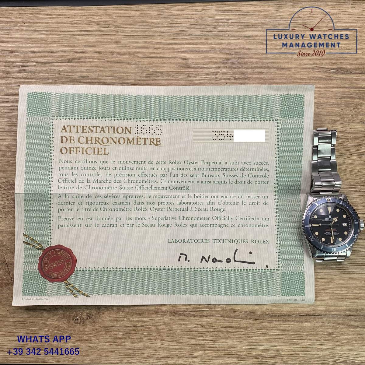 ROLEX SEA-DWELLER 1665 MK2 (40)