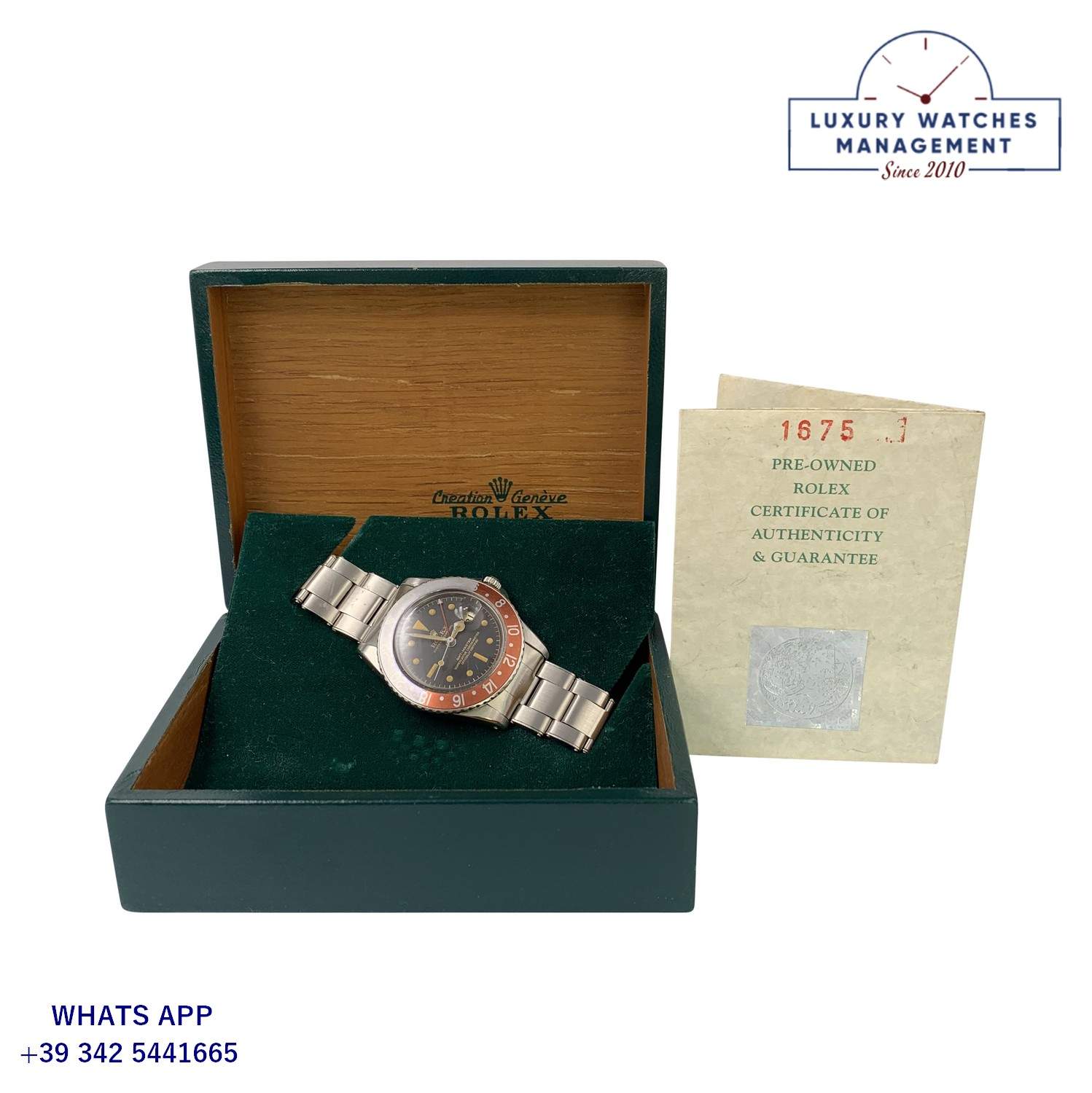 ROLEX GMT MASTER 1675 GILT (23)
