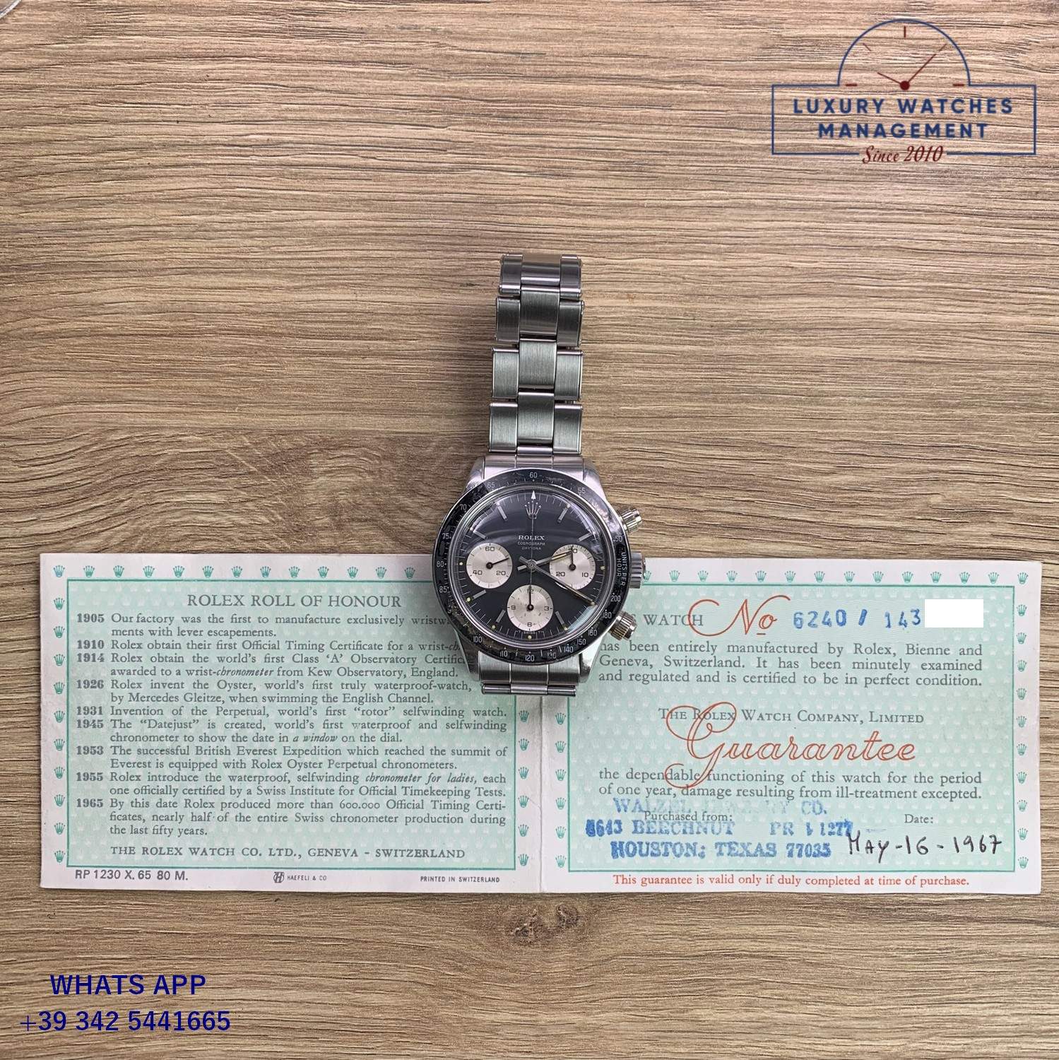 ROLEX COSMOGRAPH 6240 BLACK (46)