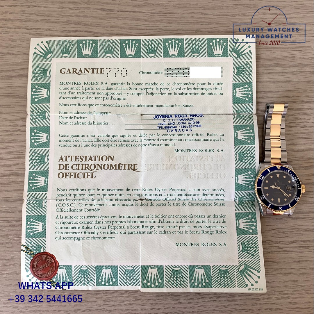 ROLEX SUBMARINER 16803 BLUE (45)