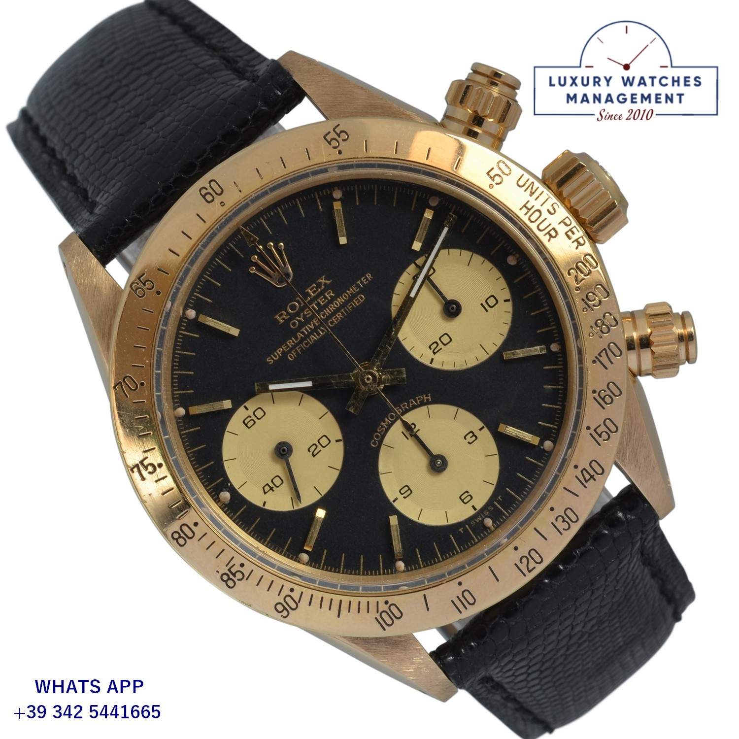 2 ROLEX COSMOGRAPH 6265 BLACK GOLD (39)