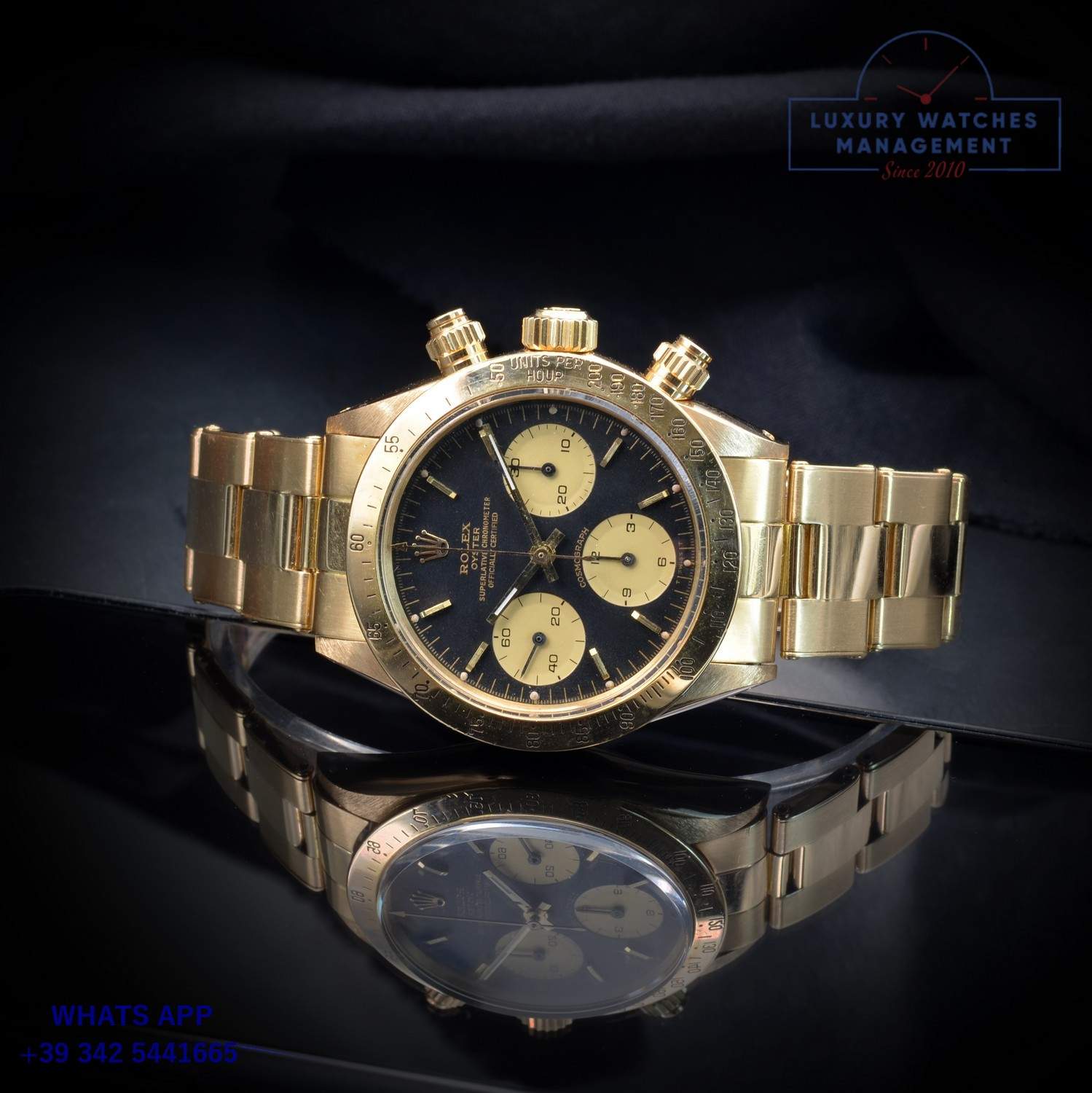 ROLEX COSMOGRAPH 6265 BLACK GOLD (37)
