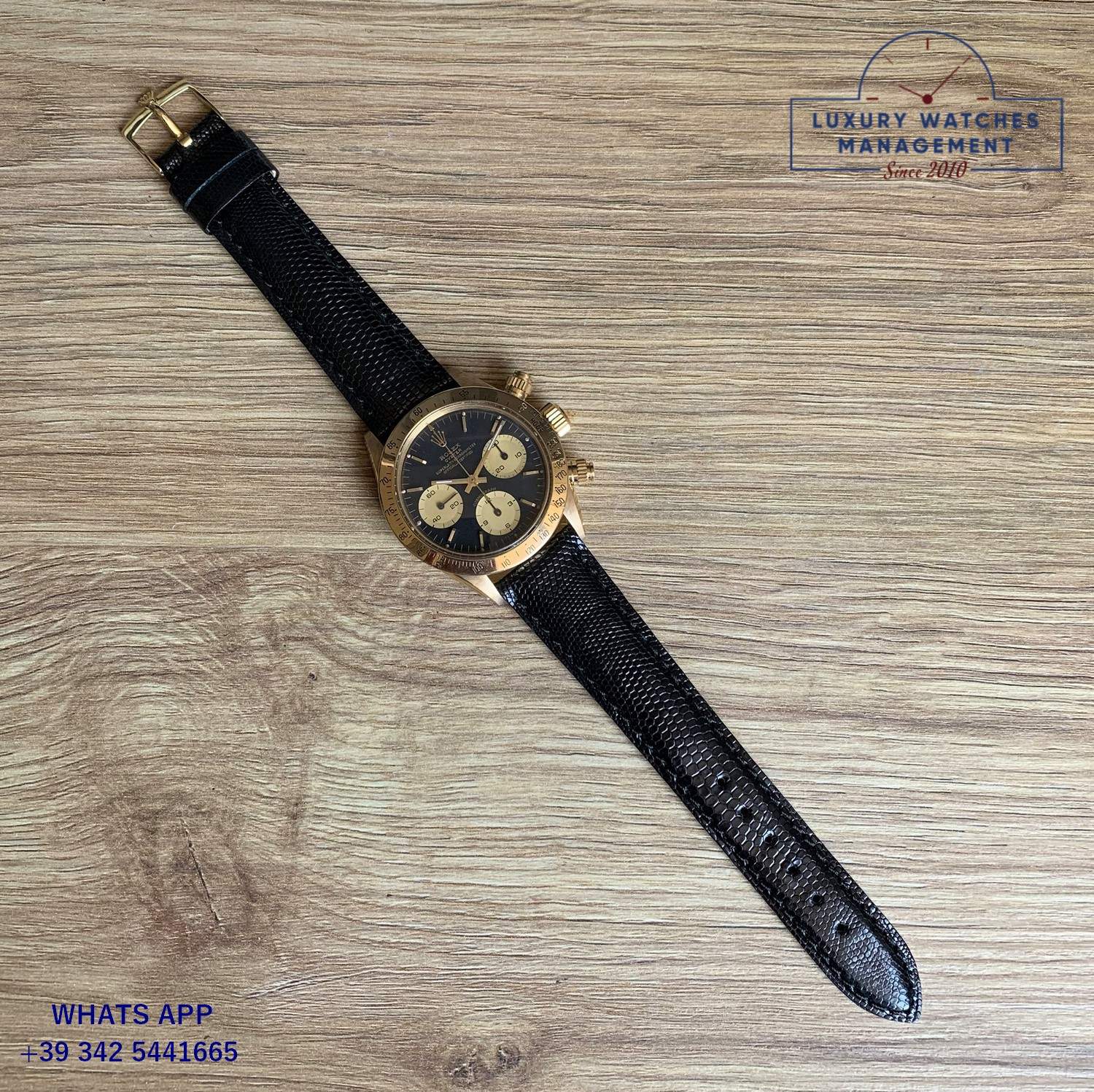 ROLEX COSMOGRAPH 6265 BLACK GOLD (82)