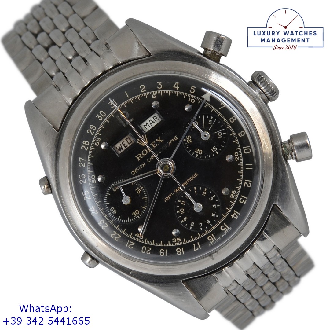 1 ROLEX DATO COMPAX 4767 BLACK STEEL (19)