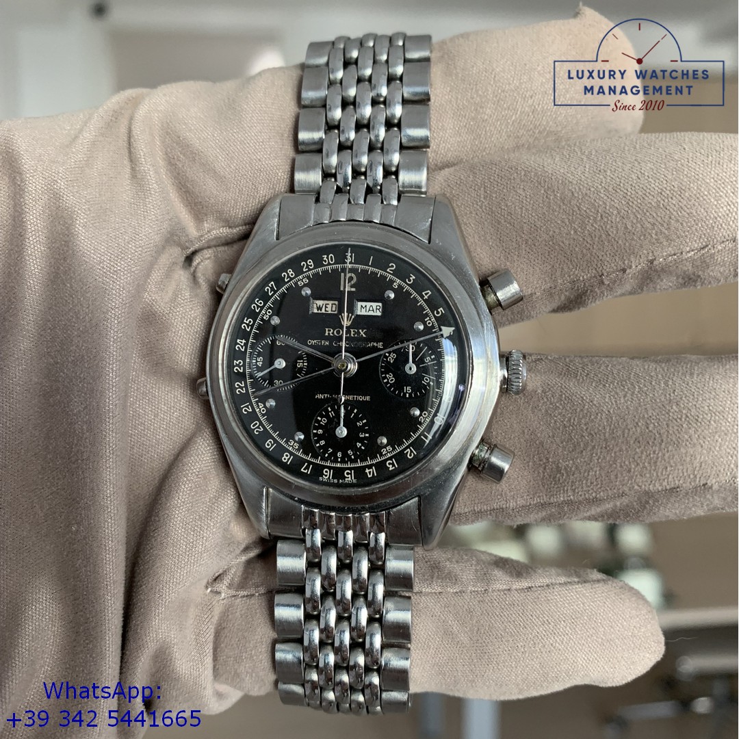 ROLEX DATO COMPAX 4767 BLACK STEEL (16)