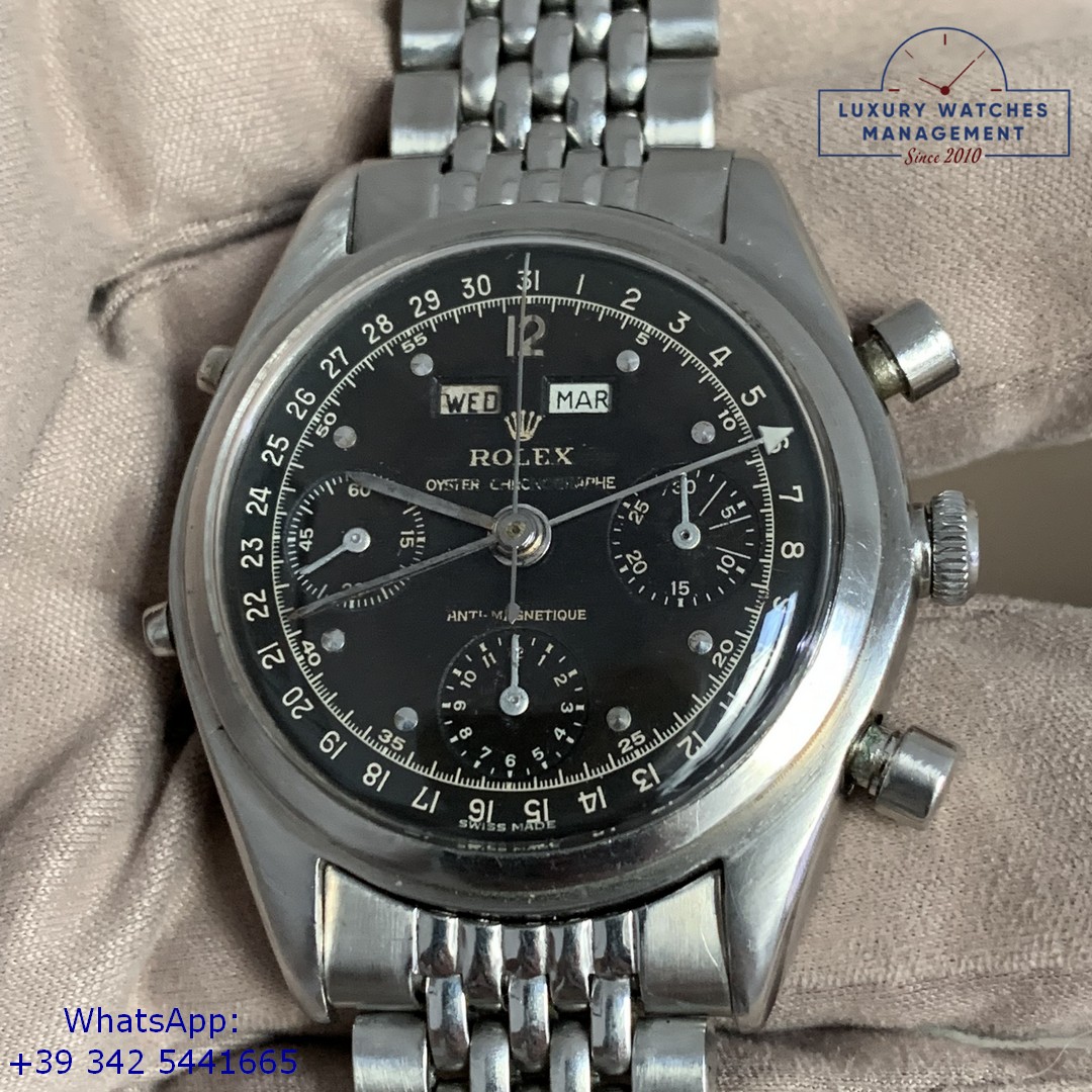 ROLEX DATO COMPAX 4767 BLACK STEEL (17)