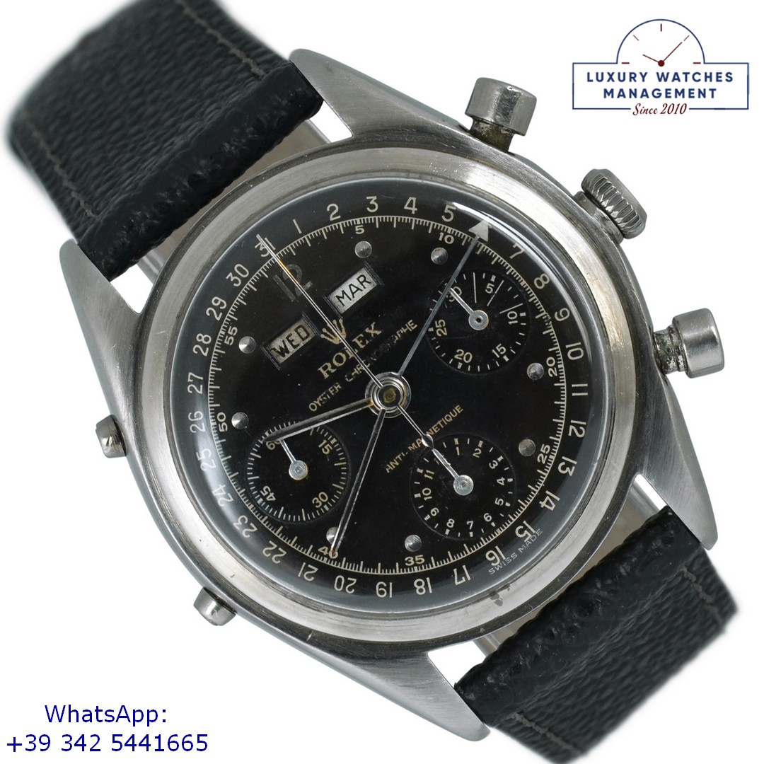 ROLEX DATO COMPAX 4767 BLACK STEEL (20)