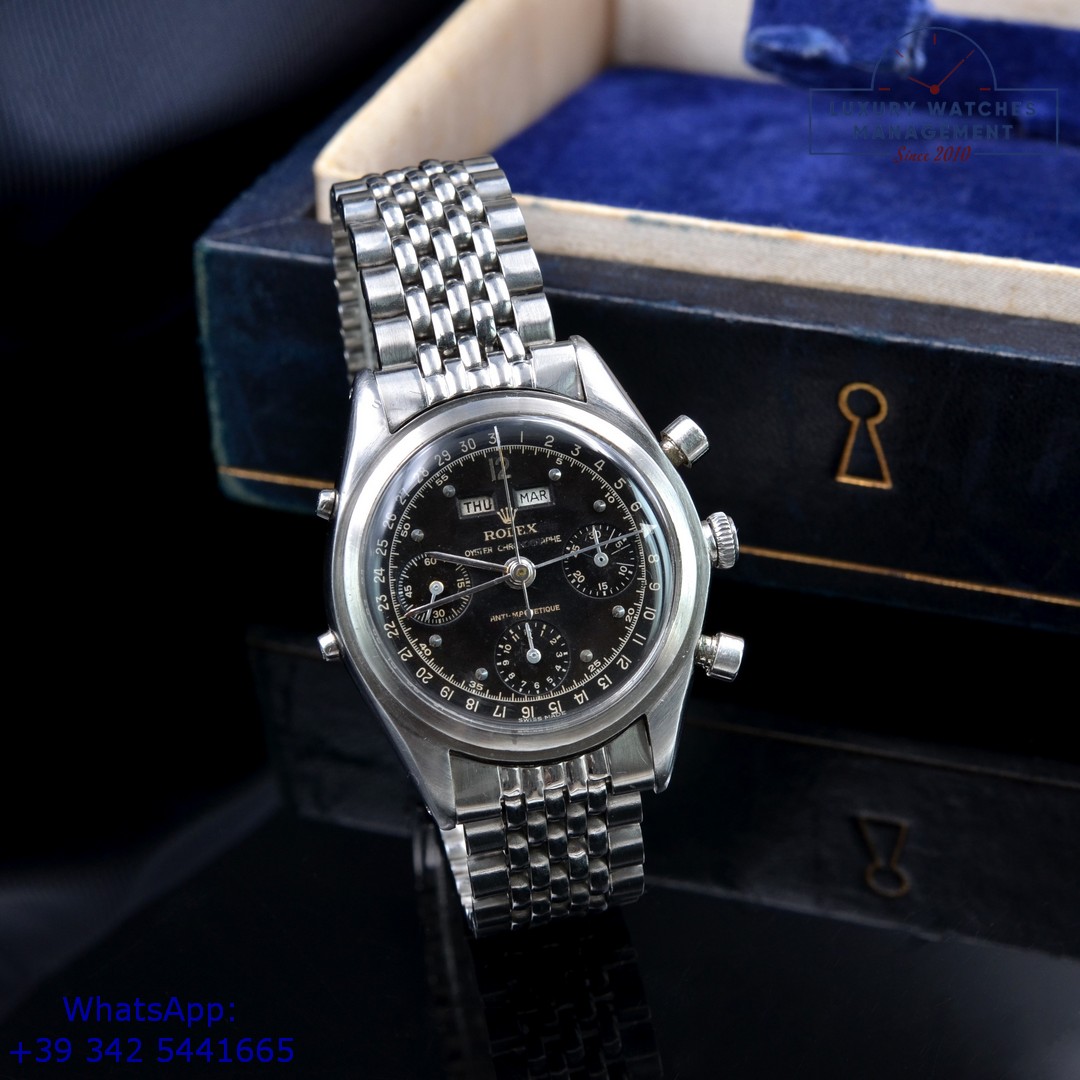 ROLEX DATO COMPAX 4767 BLACK STEEL (21)