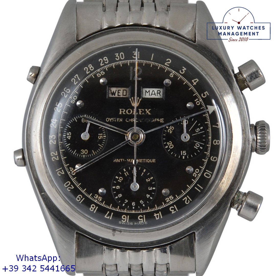 ROLEX DATO COMPAX 4767 BLACK STEEL (22)