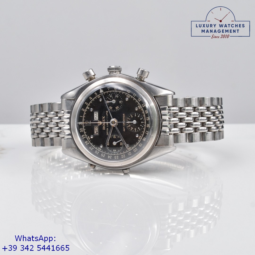 ROLEX DATO COMPAX 4767 BLACK STEEL (6)