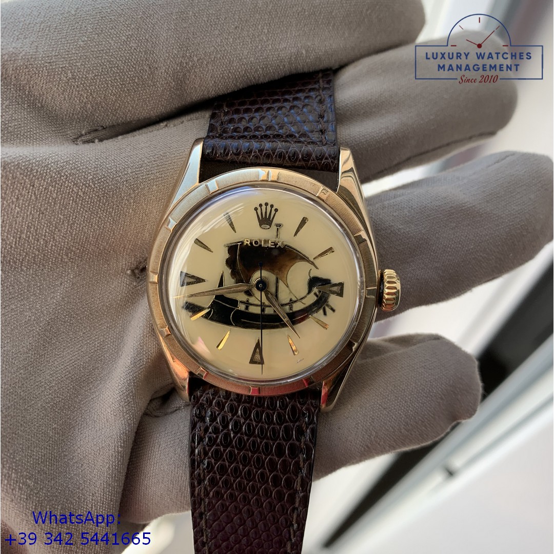 ROLEX OYSTER PERPETUAL 6085 BUBBLEBACK (5)