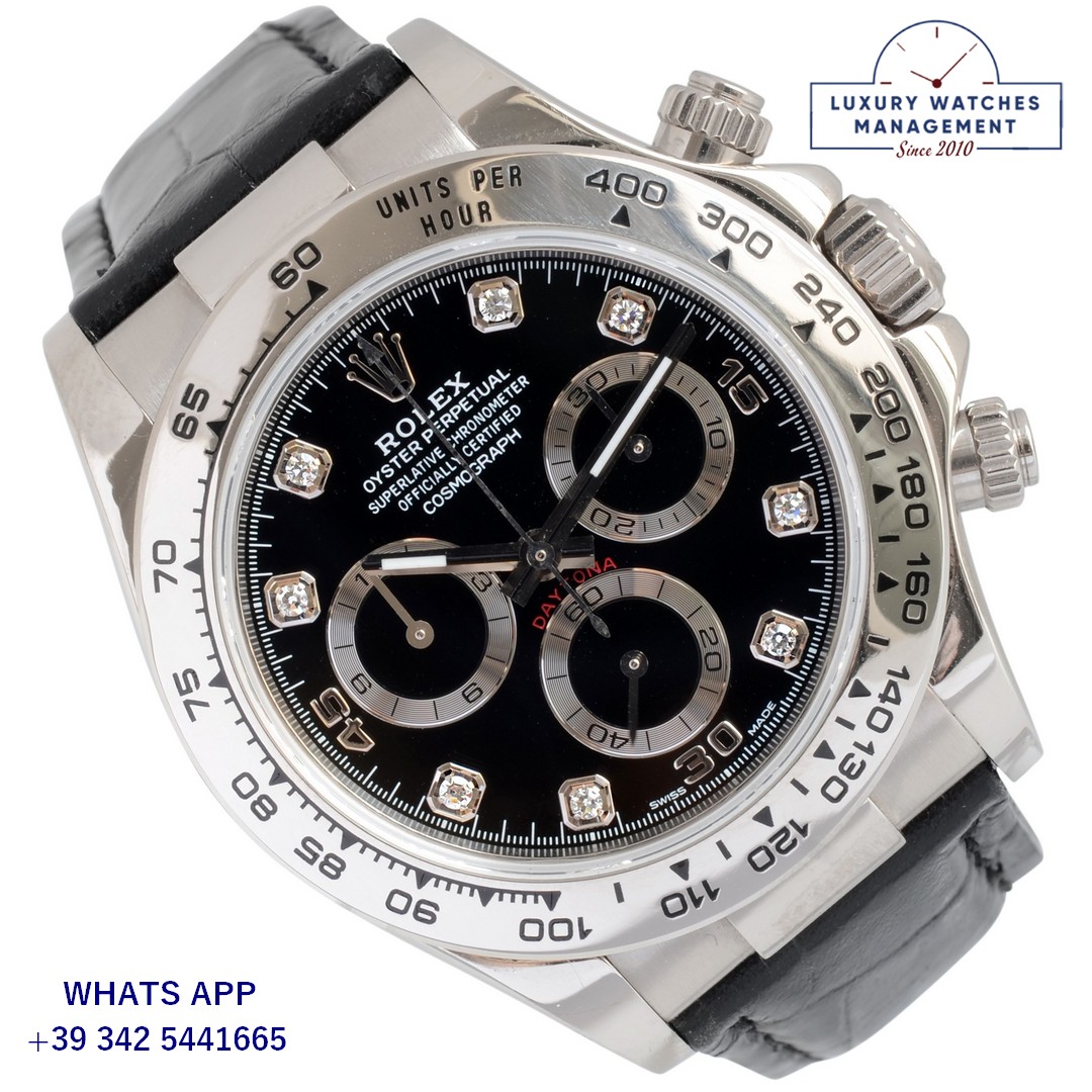 1 ROLEX DAYTONA 116519 BLACK DIAMOND 2002 (49)