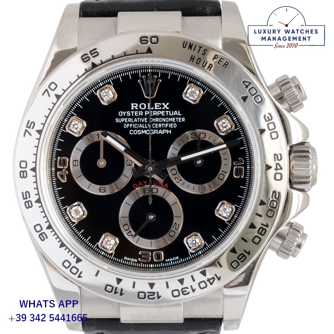 2 ROLEX DAYTONA 116519 BLACK DIAMOND 2002 (49)