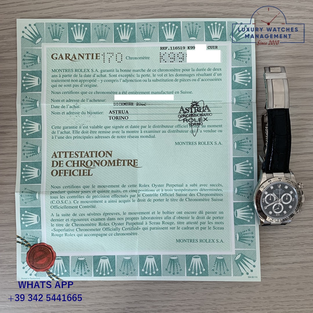 ROLEX DAYTONA 116519 BLACK DIAMOND 2002 (33)