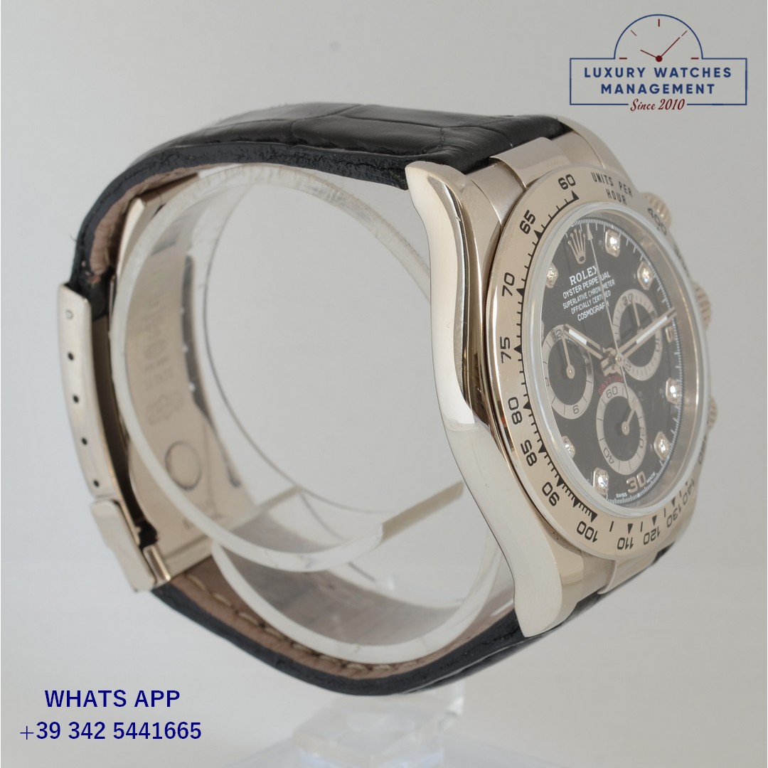 ROLEX DAYTONA 116519 BLACK DIAMOND 2002 (4)