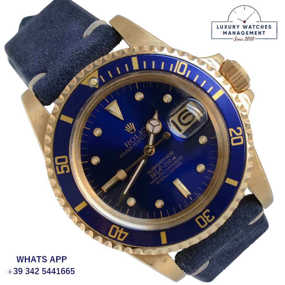1 ROLEX SUBMARINER 1680 BLUE GOLD (54) - Copia