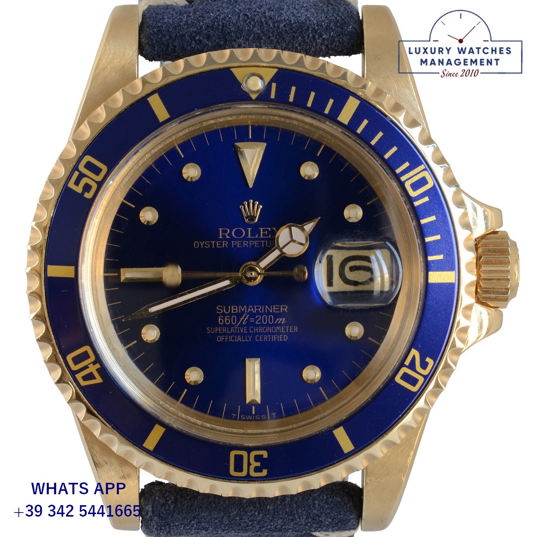 2 ROLEX SUBMARINER 1680 BLUE GOLD (54) - Copia