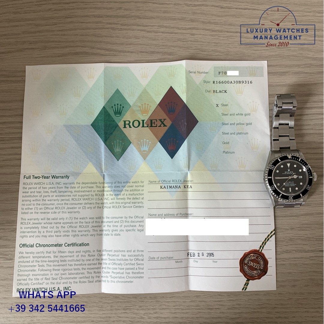 ROLEX SEA-DWELLER 16600 (6)