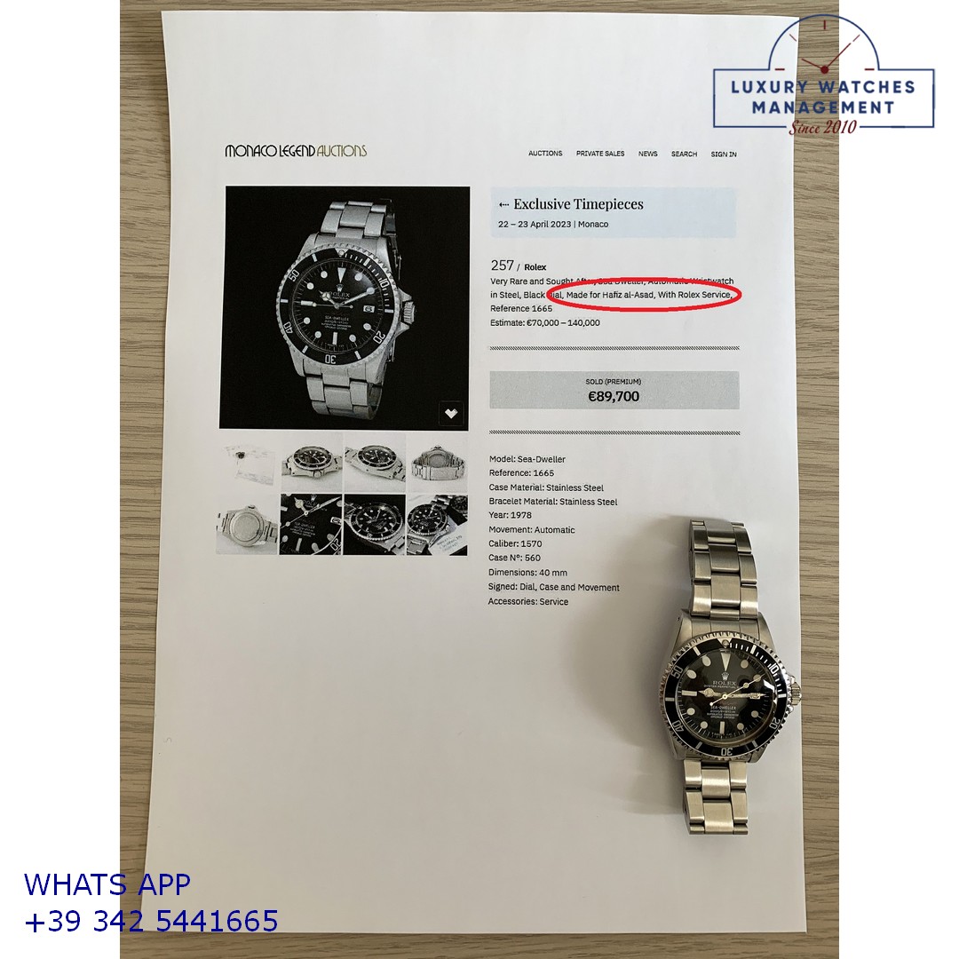 ROLEX 1665 ASSAD - MONACO LEGEND