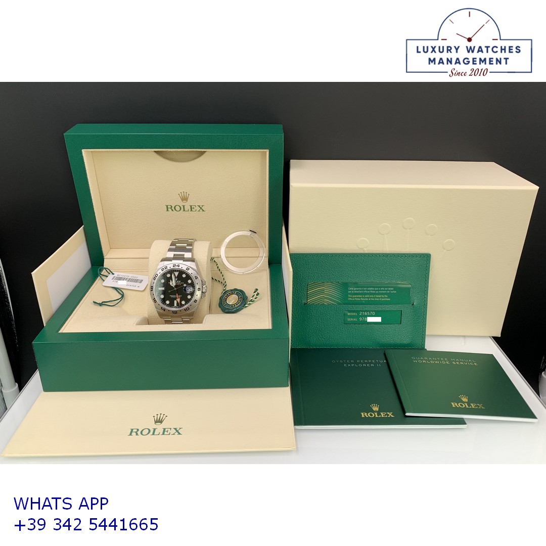 ROLEX EXPLORER II 216570 BLACK 2021 (9)