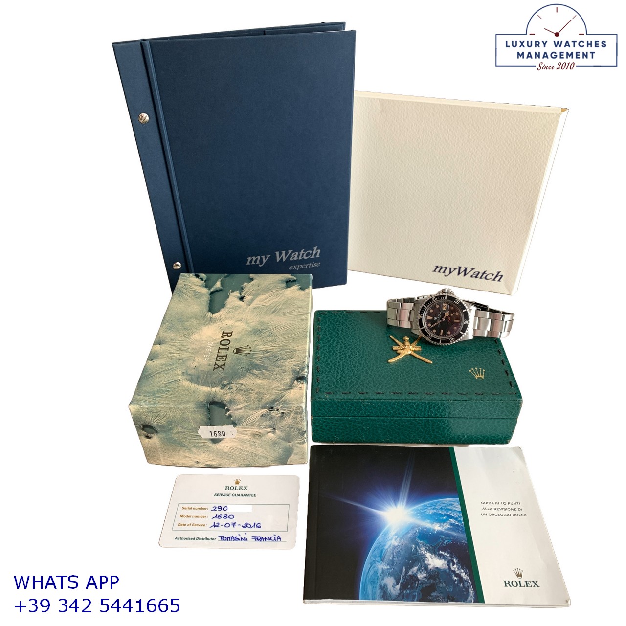 ROLEX SUBMARINER 1680 QABOOS 1