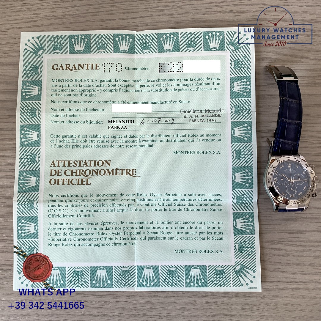 ROLEX DAYTONA 116519 BLUE (24)