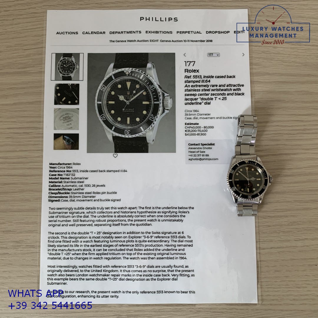 ROLEX SUBMARINER 5513 (1)