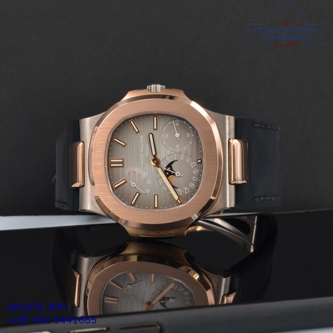 PATEK PHILIPPE NAUTILUS 5712GR-001 PINK WHITE GOLD 2013 (4)