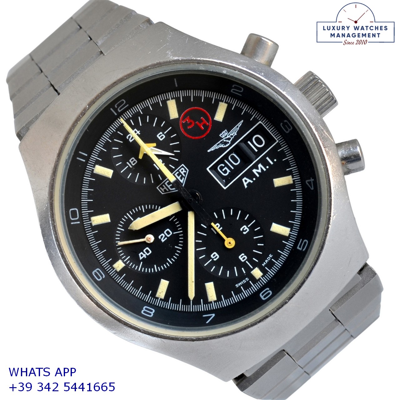1 HEUER LEONIDAS CHRONO A.M.I. 3H