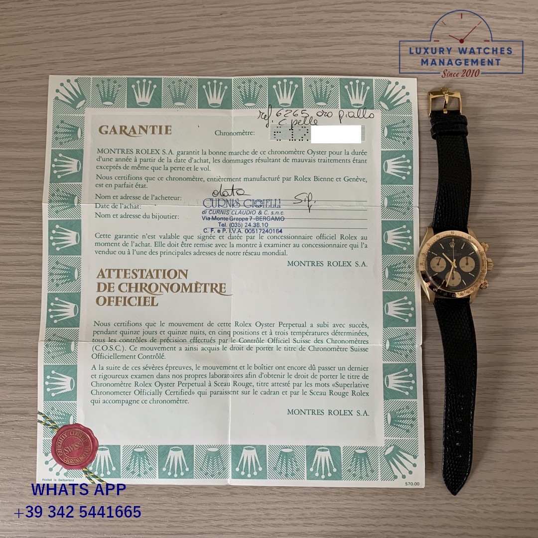 ROLEX COSMOGRAPH 6265 BLACK GOLD (65)