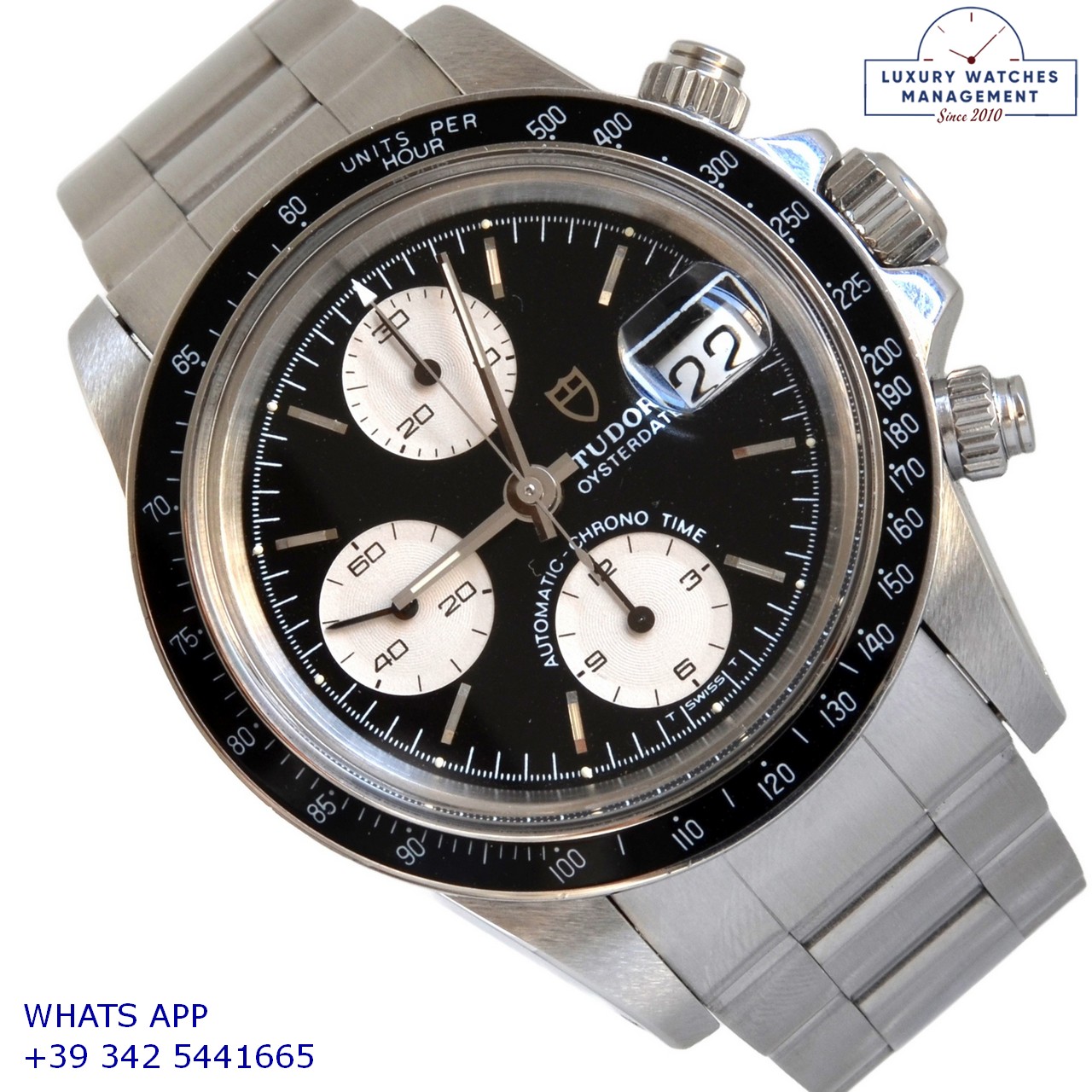 1 TUDOR DAYTONA 79160 BIG BLOCK BLACK 1992 (1)