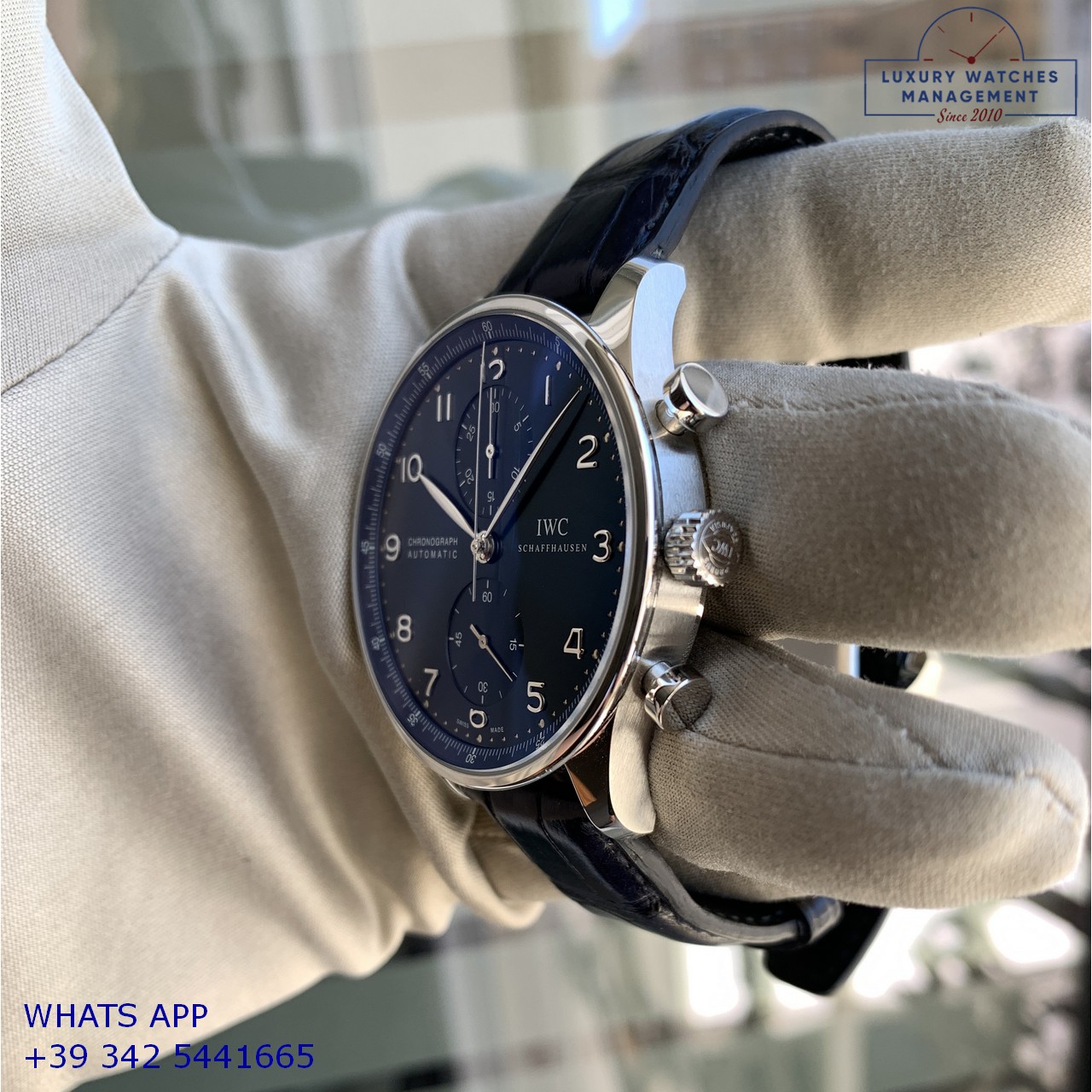 GARANZIA IWC PORTOGUESE IW371491 BLUE (18)