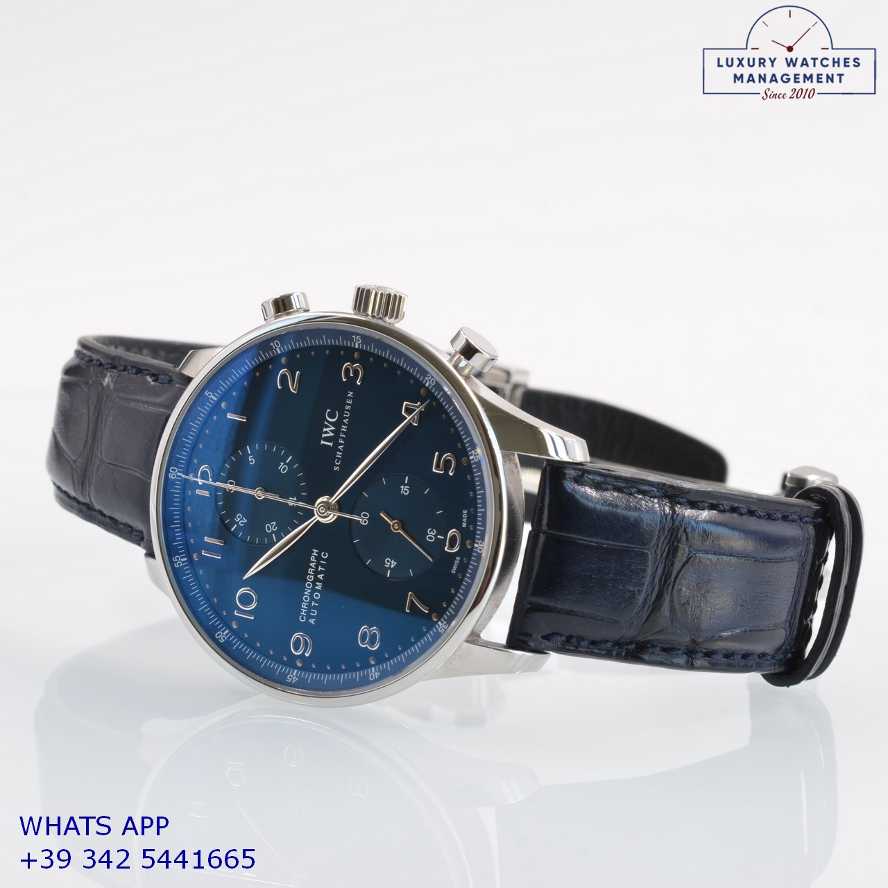 GARANZIA IWC PORTOGUESE IW371491 BLUE (6)