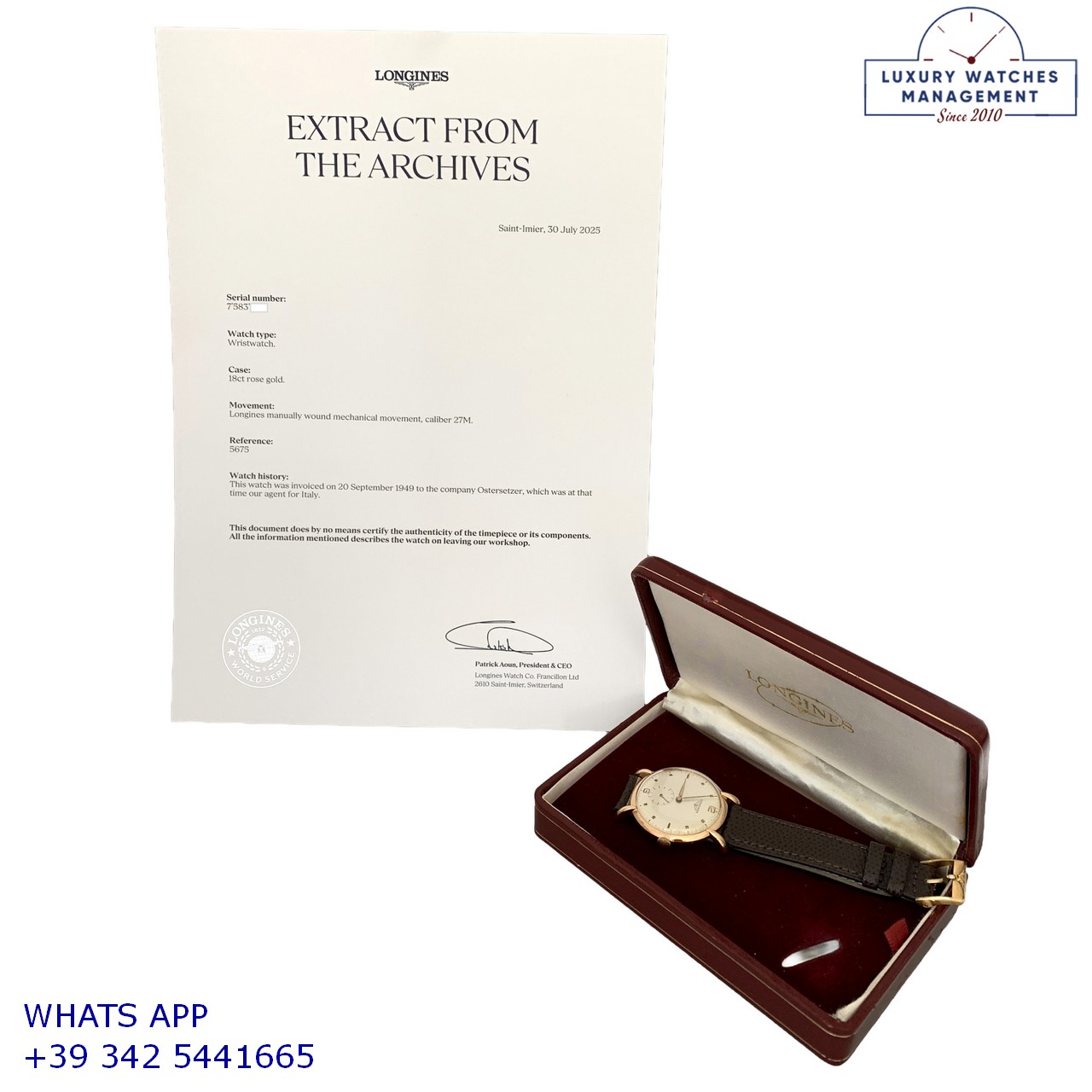 LONGINES CLASSIC JUMBO (1)