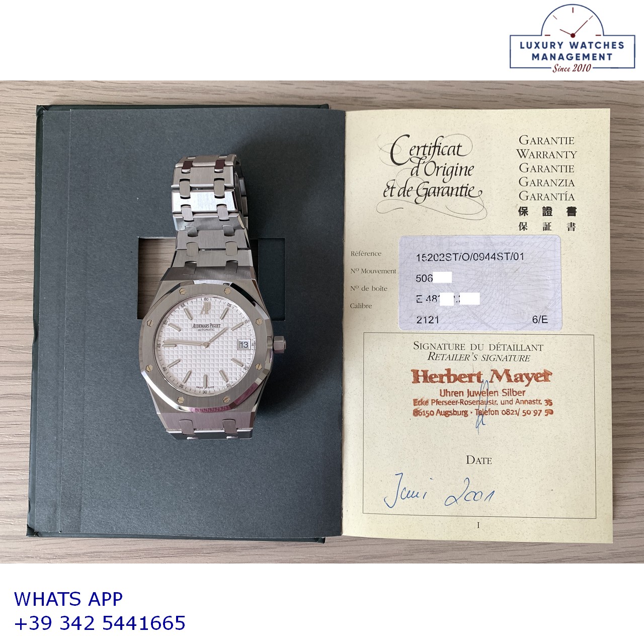 AUDEMARS PIGUET ROYAL OAK 15202ST (20)