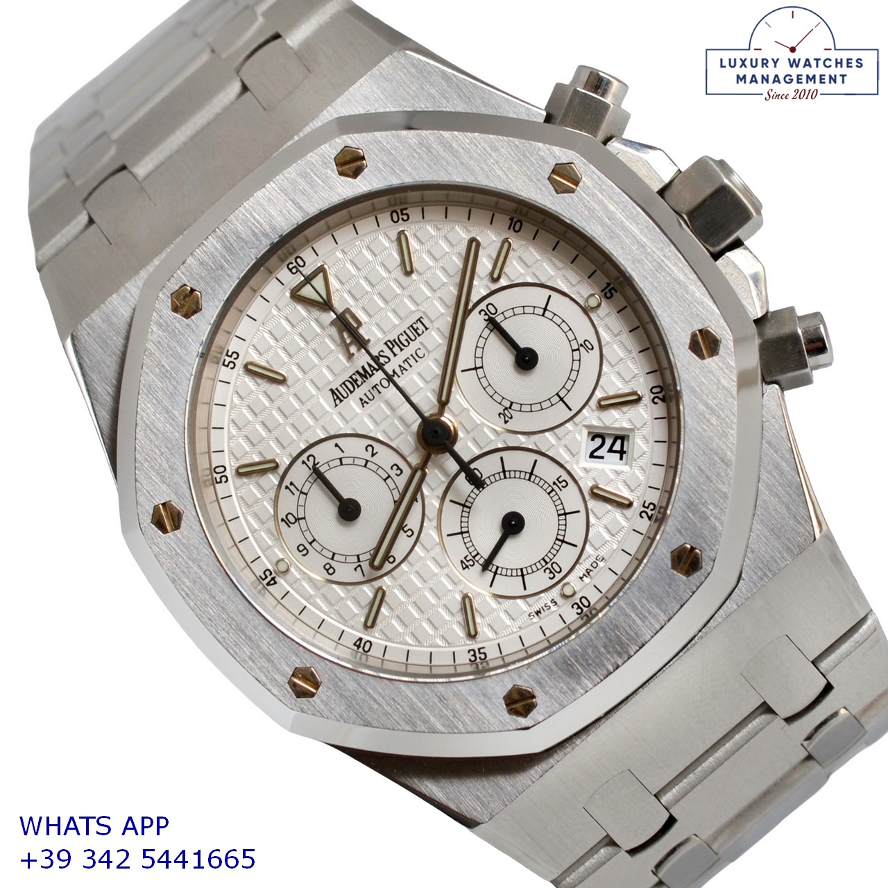 AUDEMARS PIGUET ROYAL OAK 25860ST CHRONO WHITE (1)