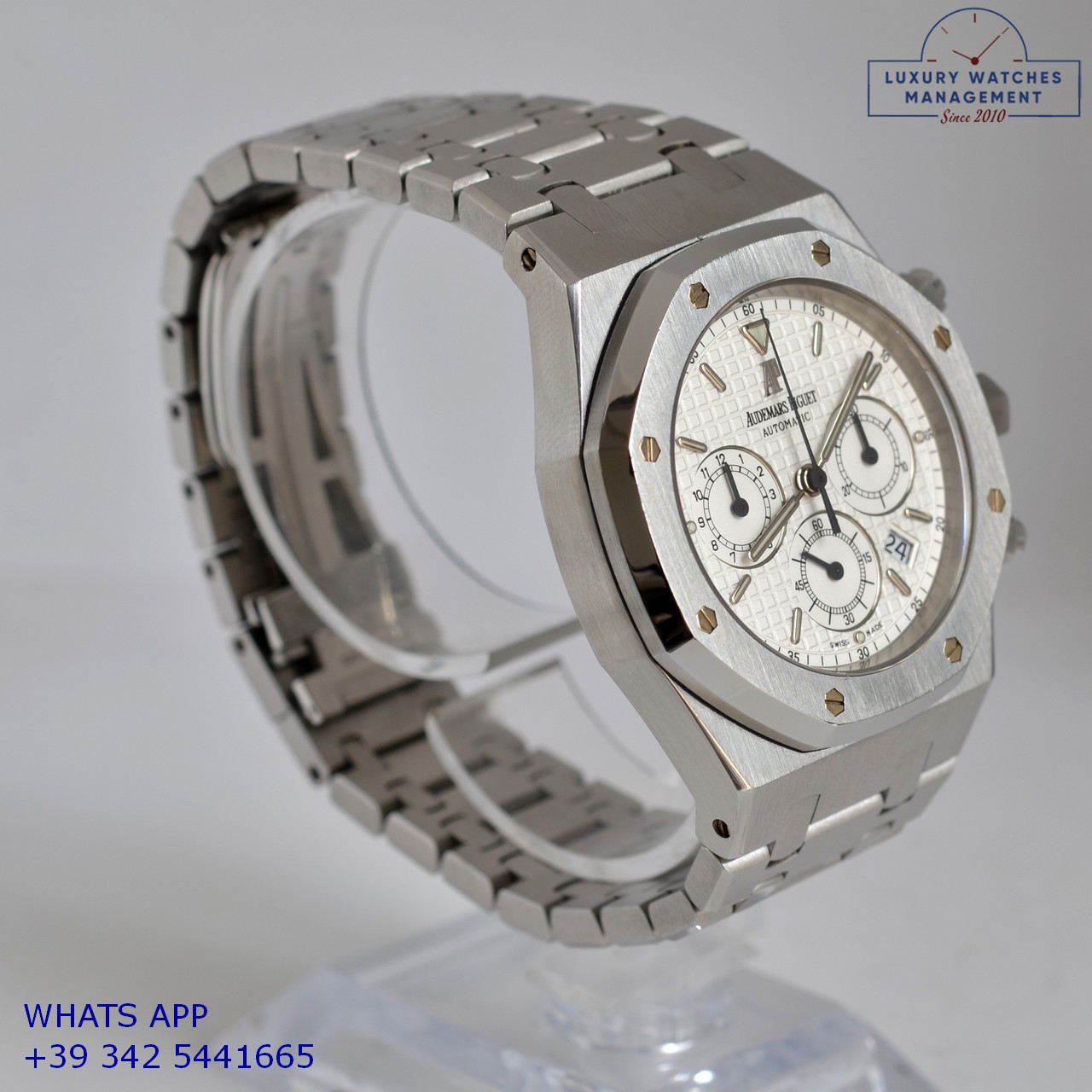 AUDEMARS PIGUET ROYAL OAK 25860ST CHRONO WHITE (3)